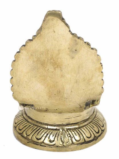 Lakshmi Diya Decorative Brass Figurine