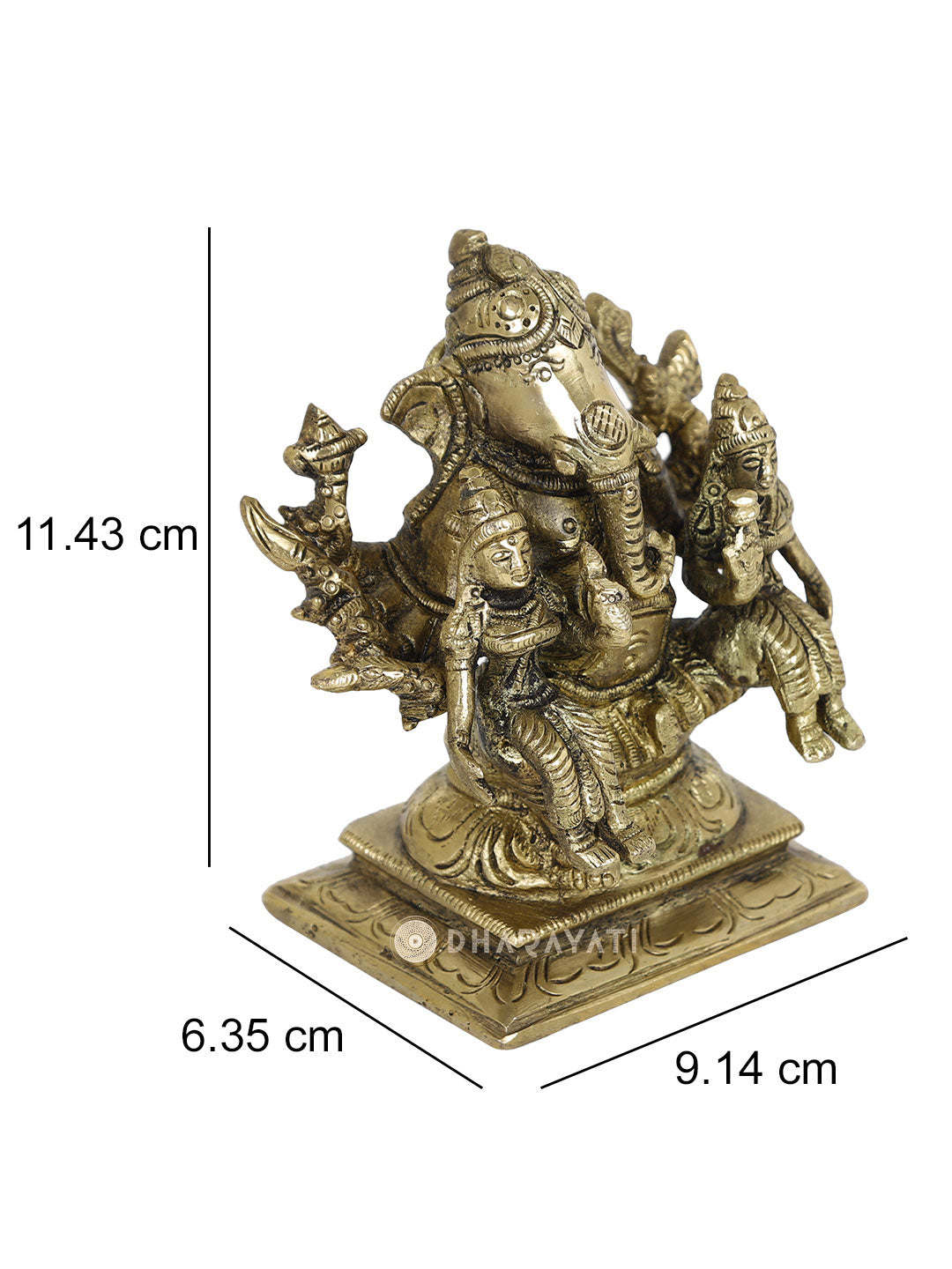 Lord Ganesha Brass Decorative Figurine