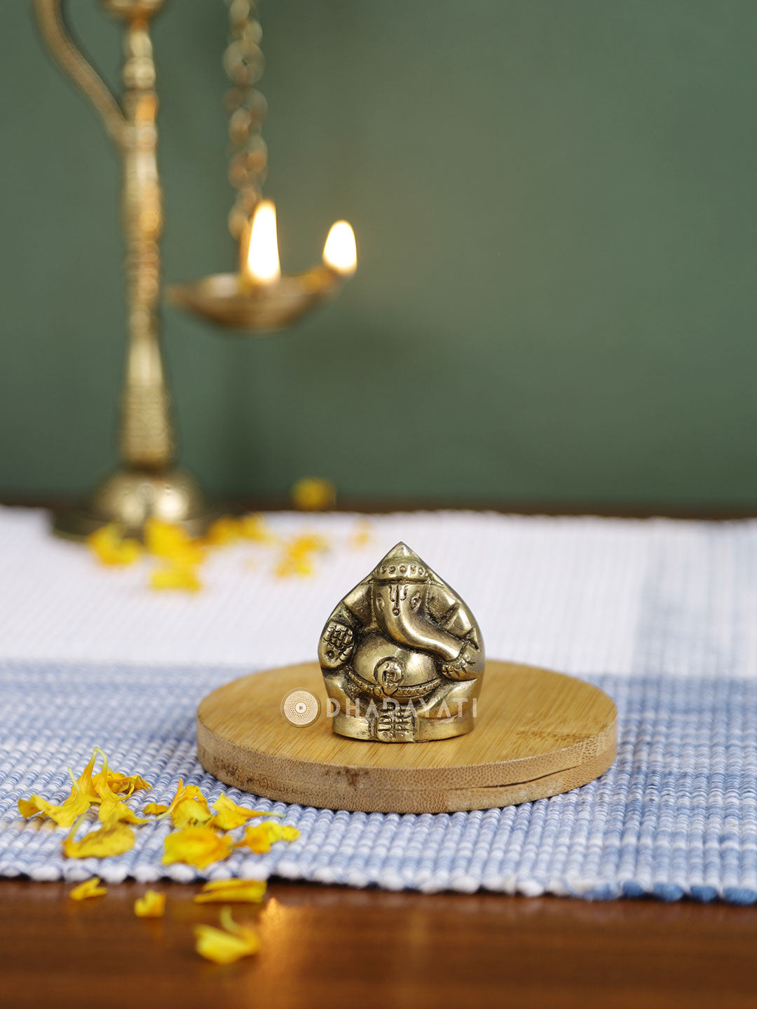 Lord Ganesha Decorative Brass Figurine