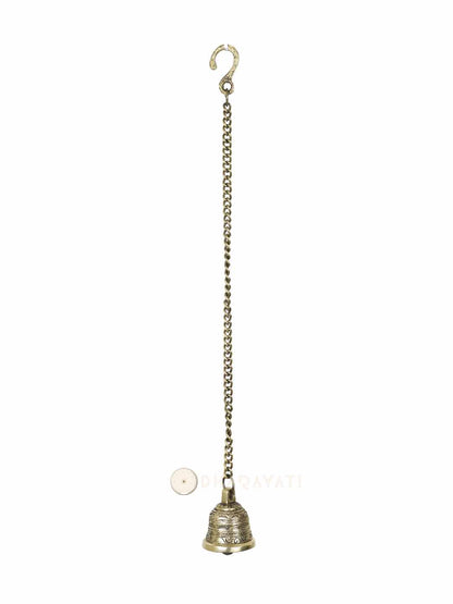 Mandir Hanging Bell Small Decorative Brass