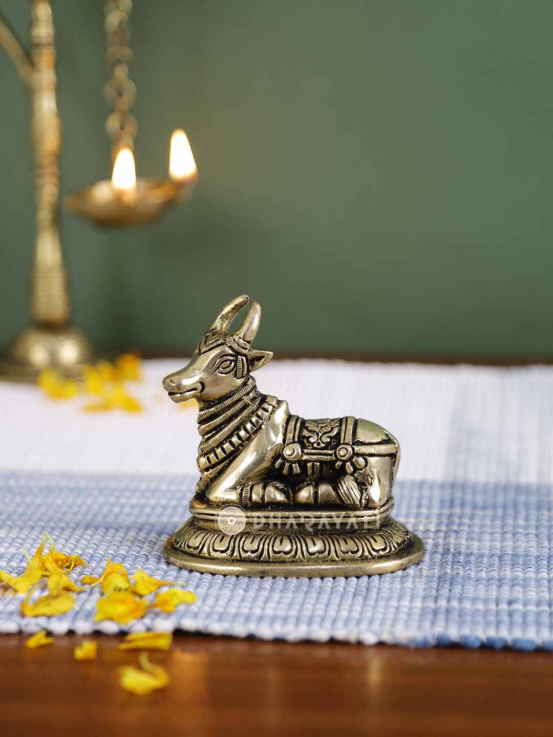 Nandi Table Top Accent Decorative Brass