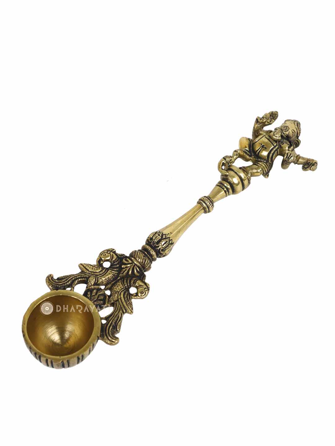 Pooja Aarti Spoon With Ganesh On Handle