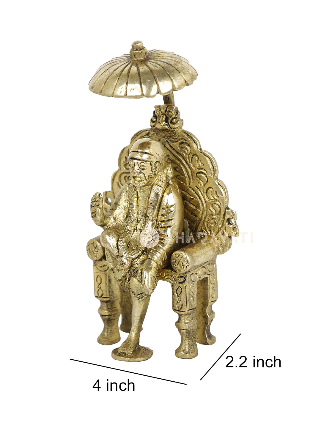 Sai Baba Small Decorative Brass Figurine