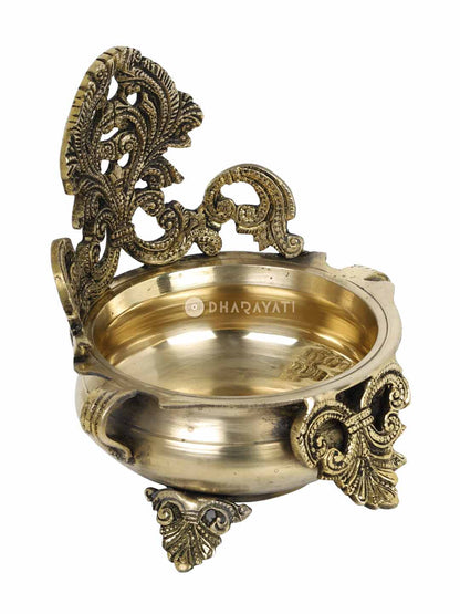 Brass Urli Bowl Fancy brass Carvings