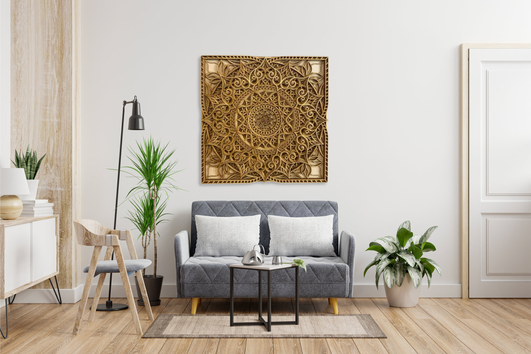 Mandala Modern Design | Wooden Wall Decor