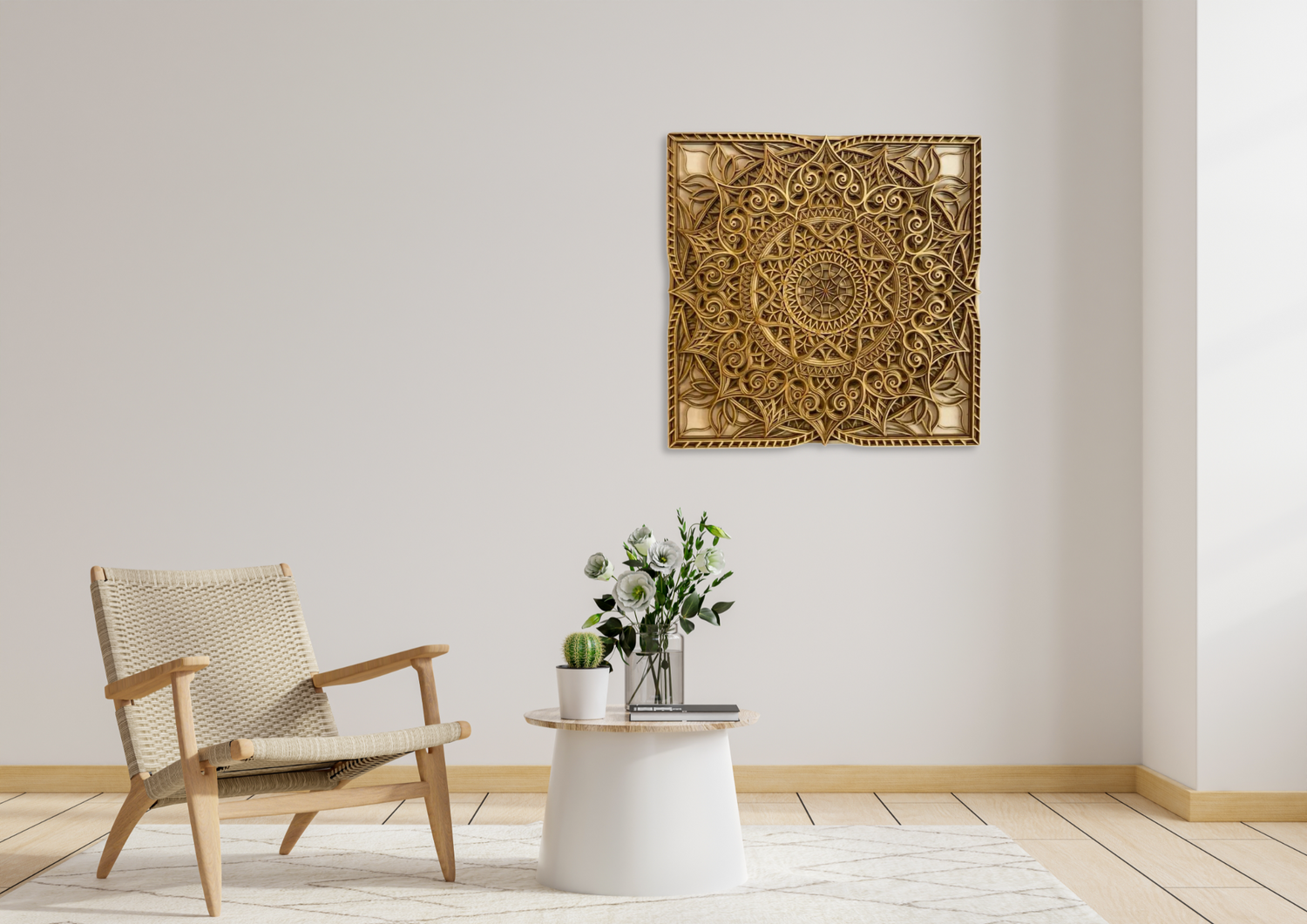 Mandala Modern Design | Wooden Wall Decor