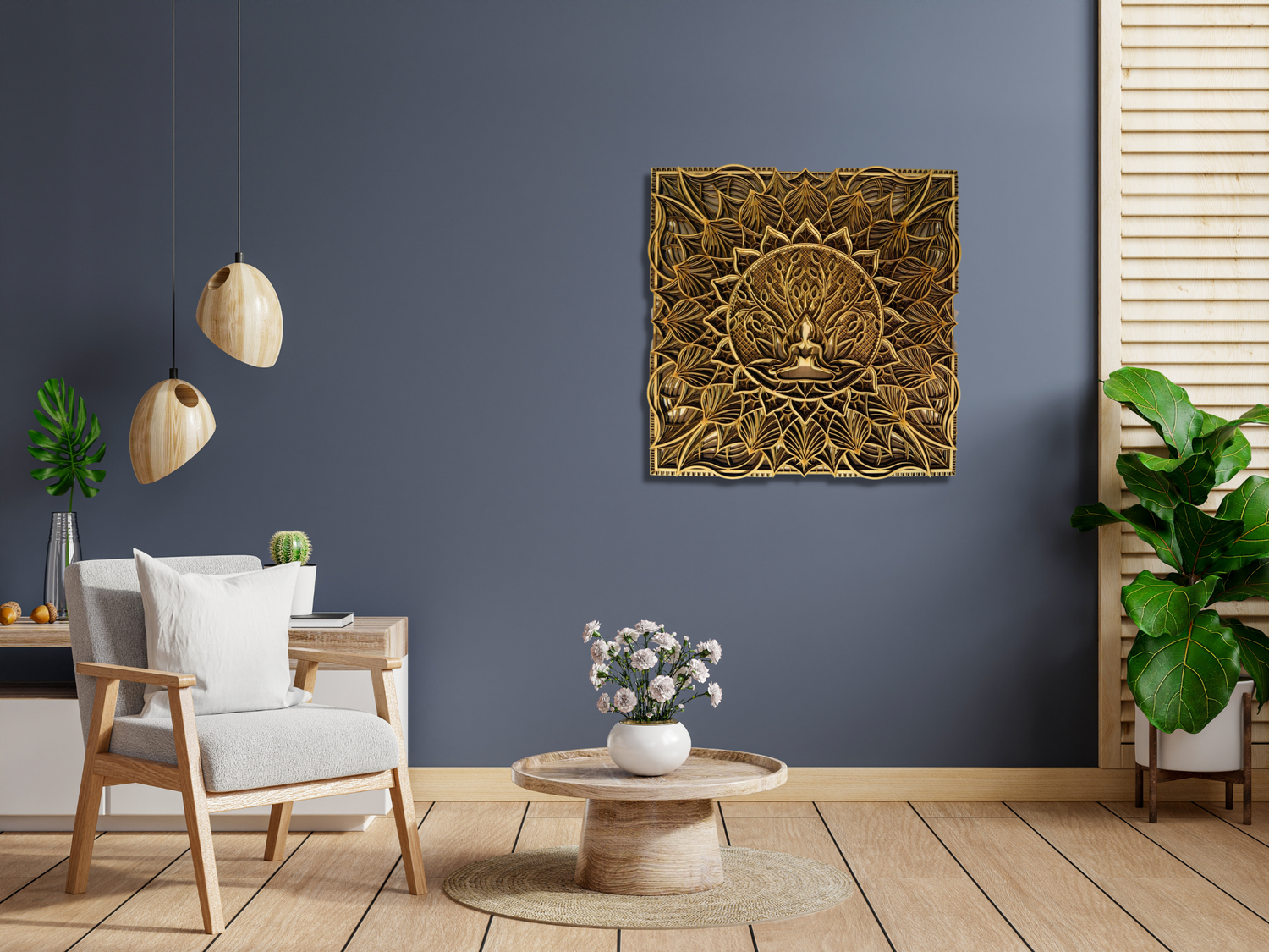 Mandala Modern Design | Wooden Wall Decor