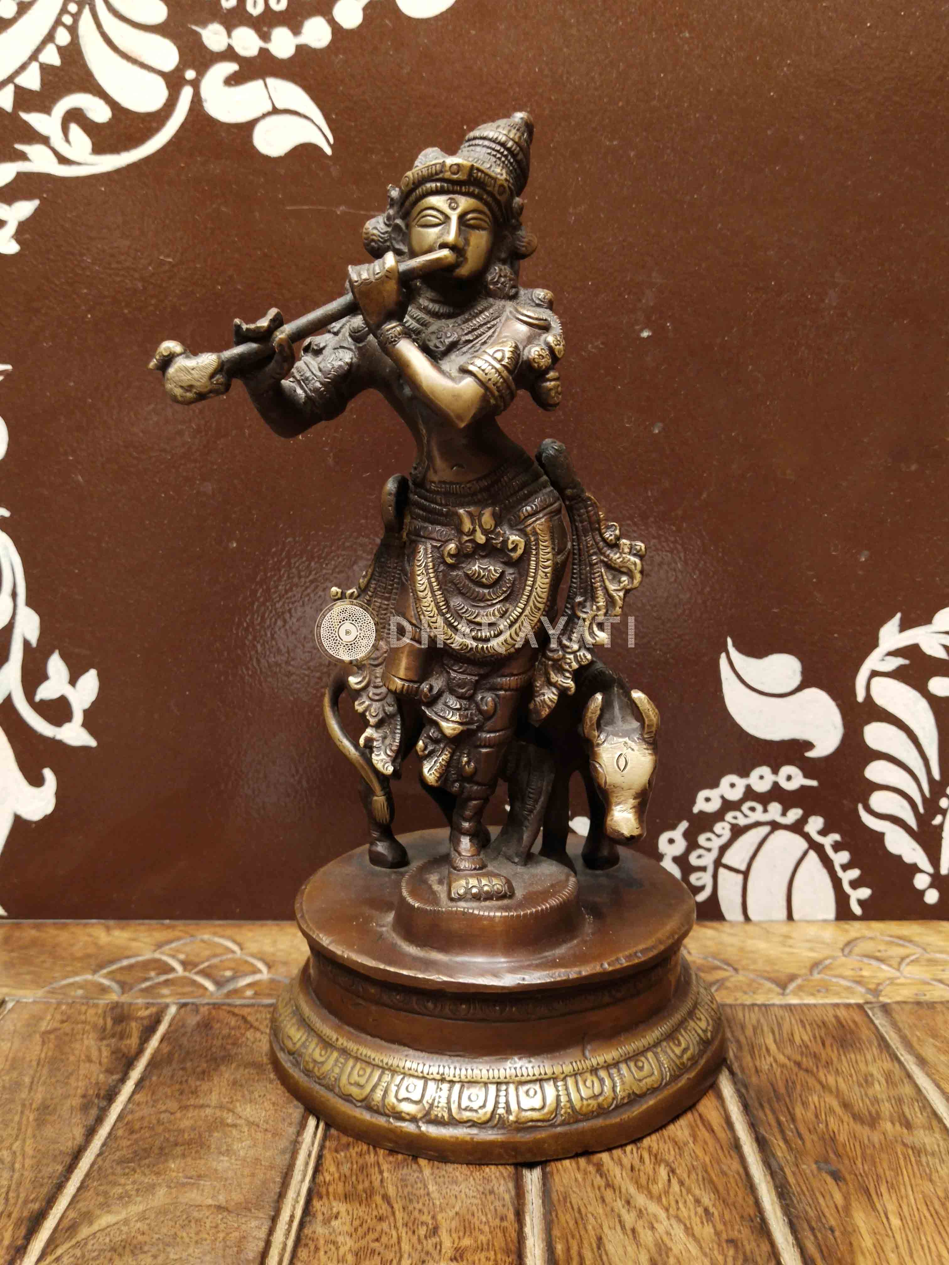 Brass Lord Krishna