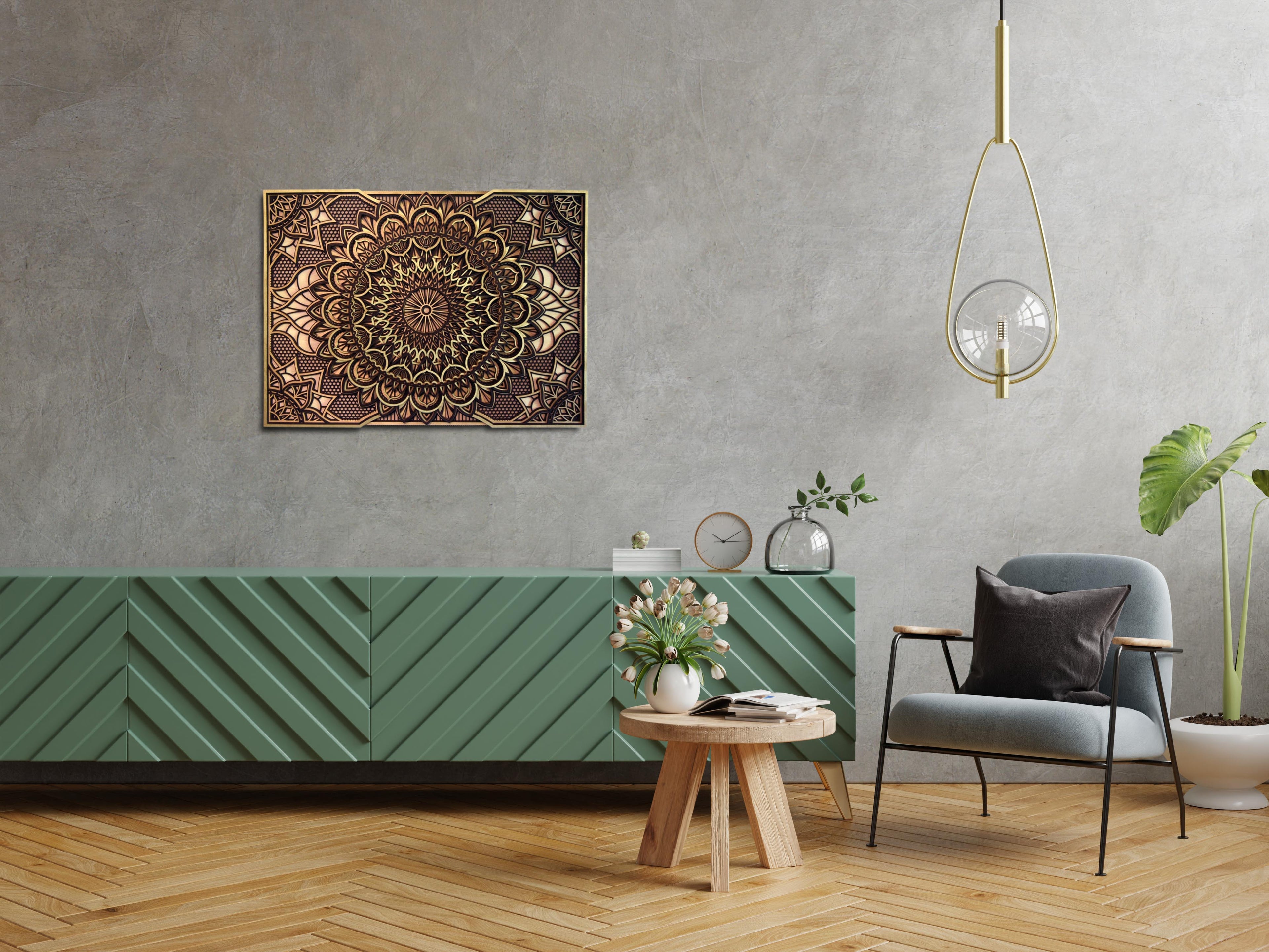 Wood Mandala | Wooden Wall Decor