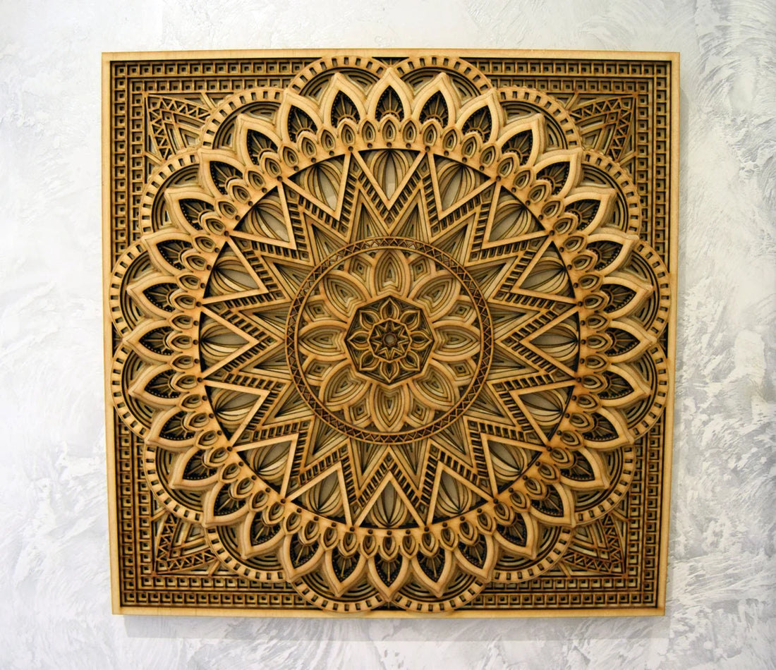 Wood Mandala Art | Wooden Wall Decor