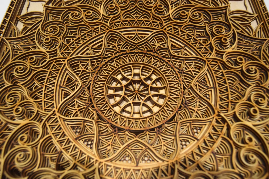 Mandala Modern Design | Wooden Wall Decor