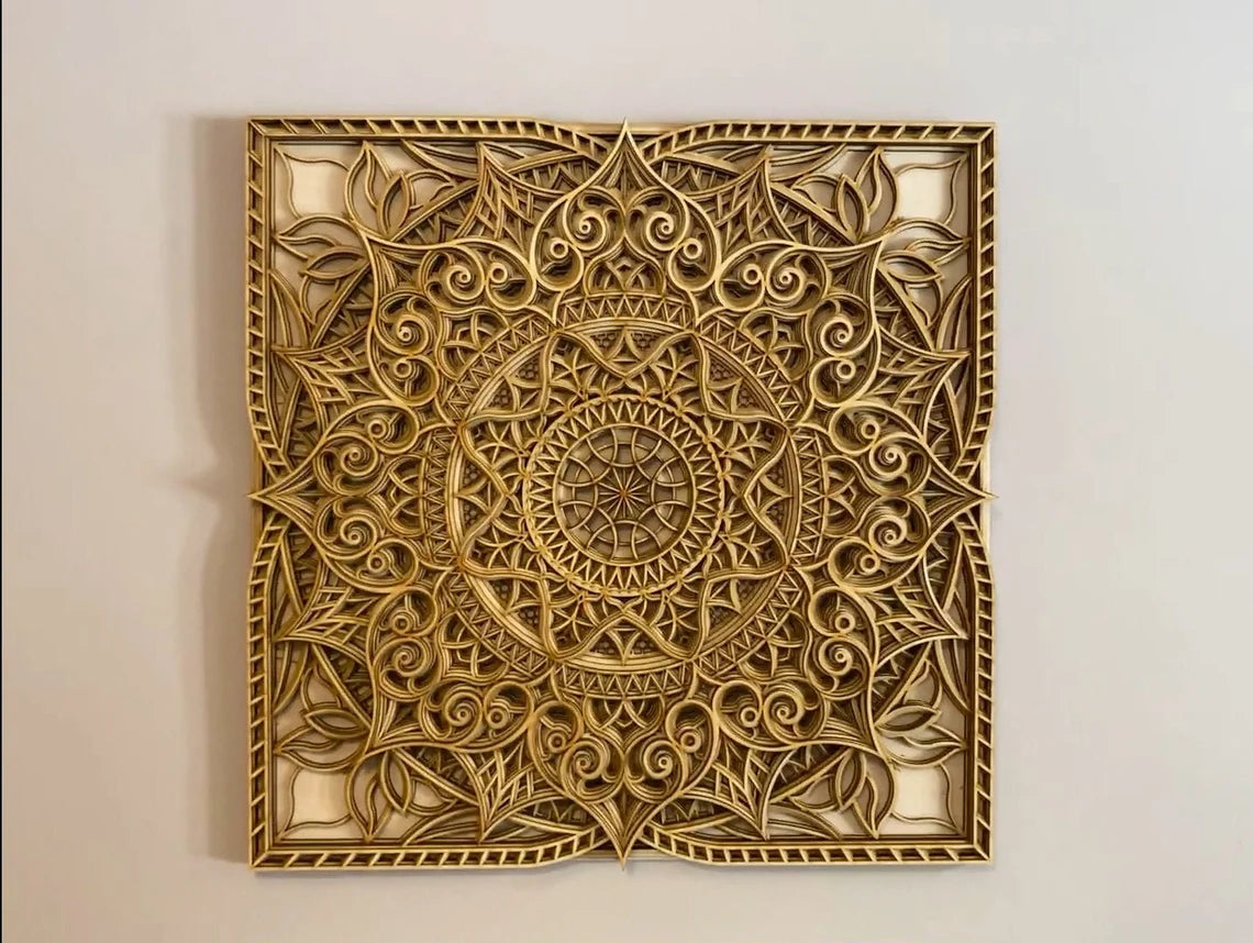 Mandala Modern Design | Wooden Wall Decor