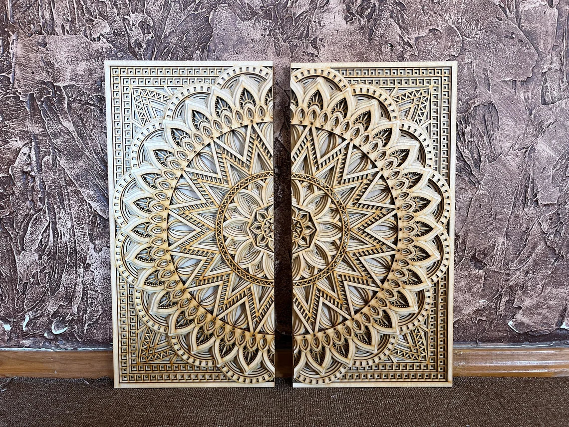 Wood Mandala Art | Wooden Wall Decor