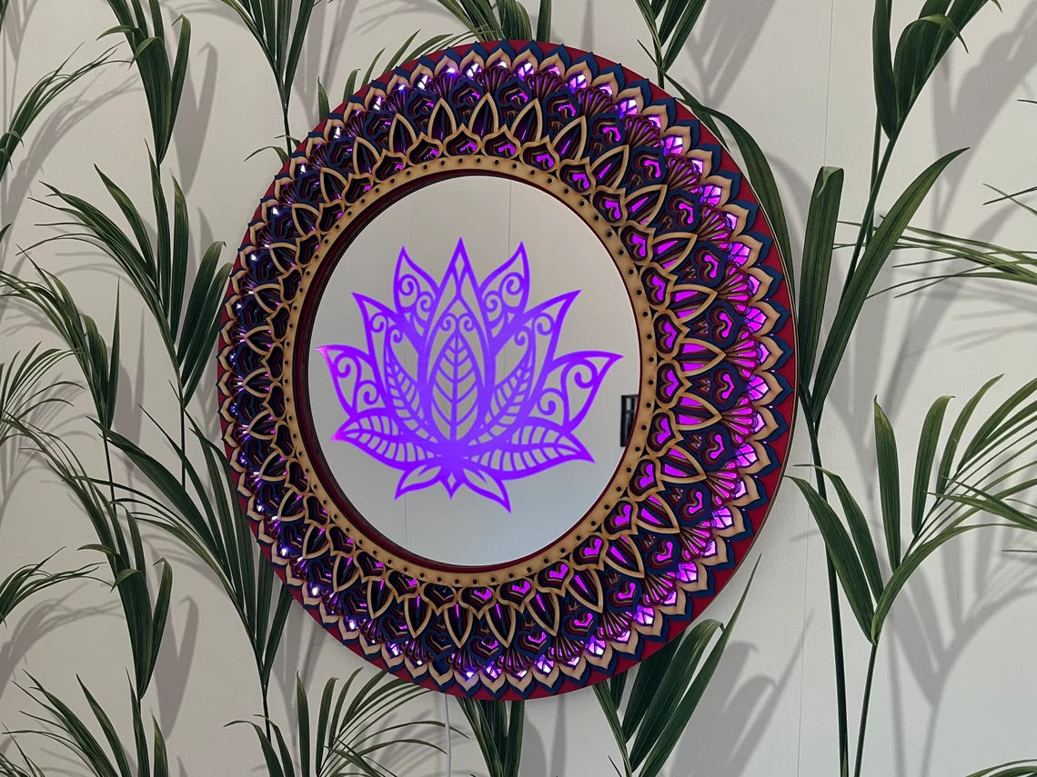 Lotus Mandala Puzzle Spiritual Om New Age Buddhist Yoga Meditation by Neela  Bell