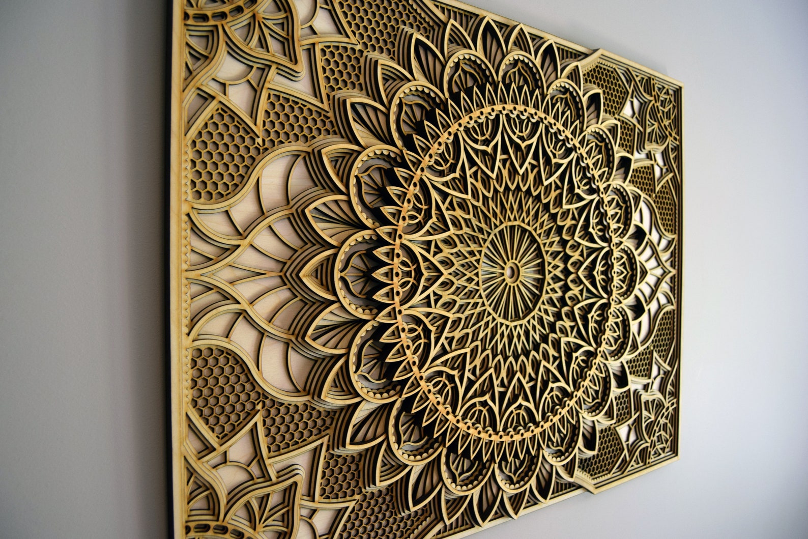 Wood Mandala | Wooden Wall Decor