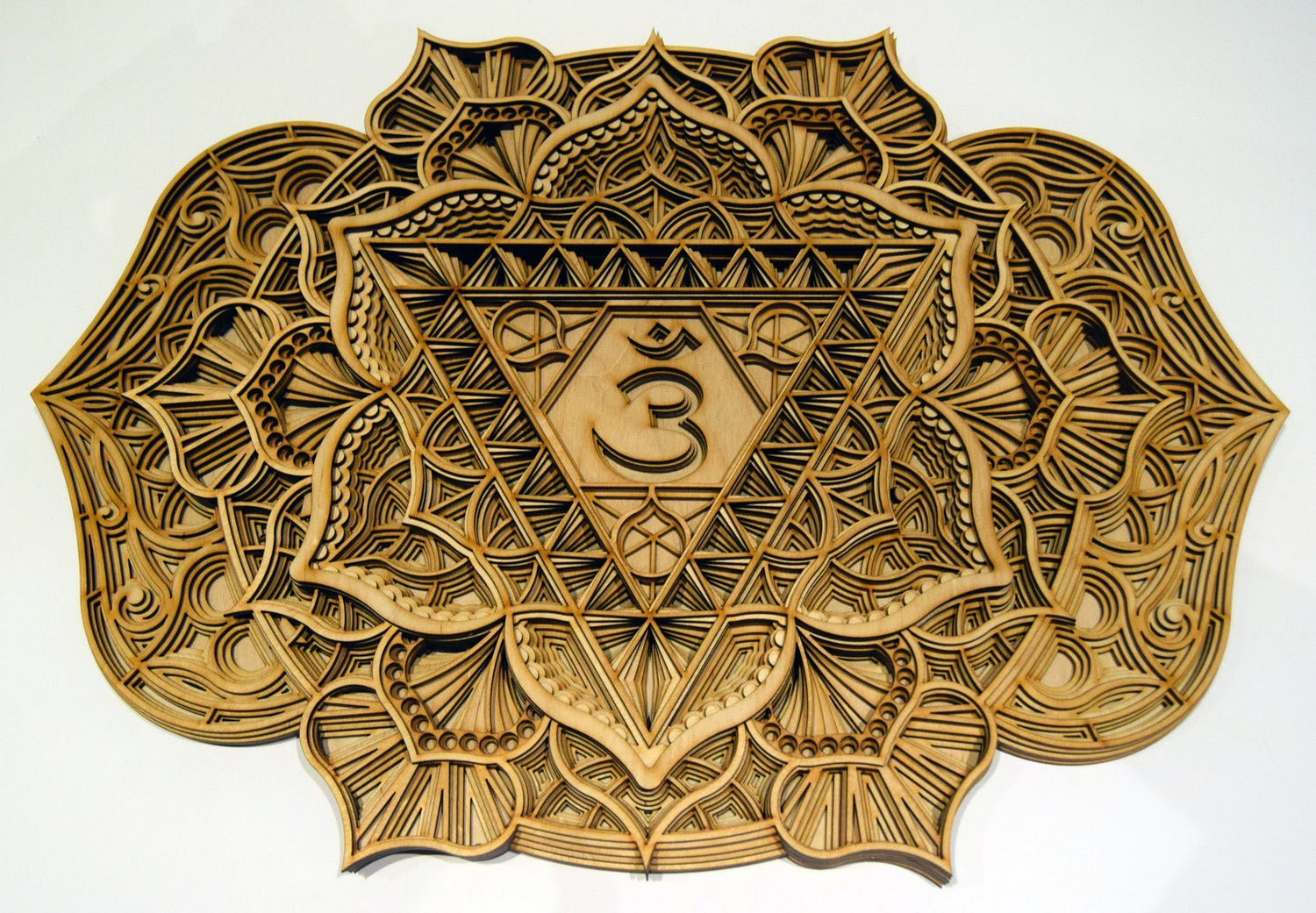 Third Eye Chakra, Geometric |  Wooden Wall Decor