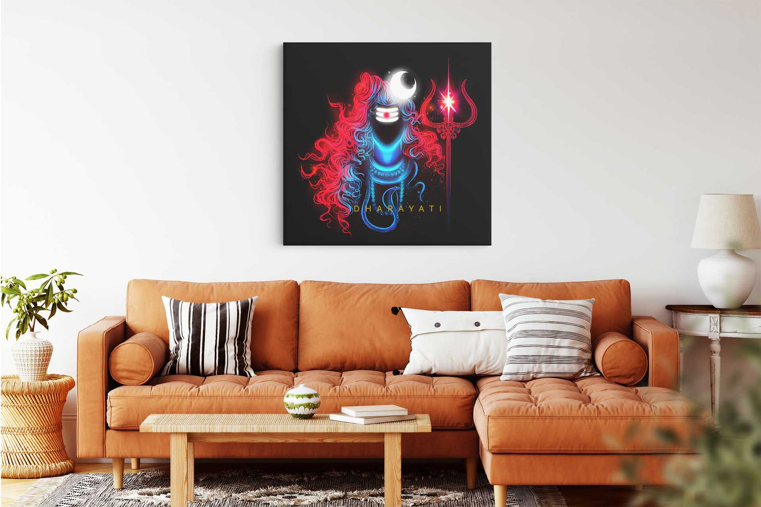 Divine Union: Shiva Mahadev - Canvas Art