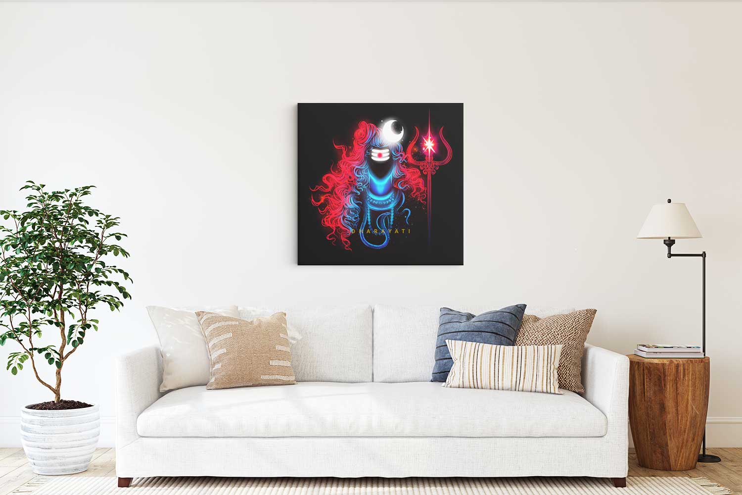 Divine Union: Shiva Mahadev - Canvas Art