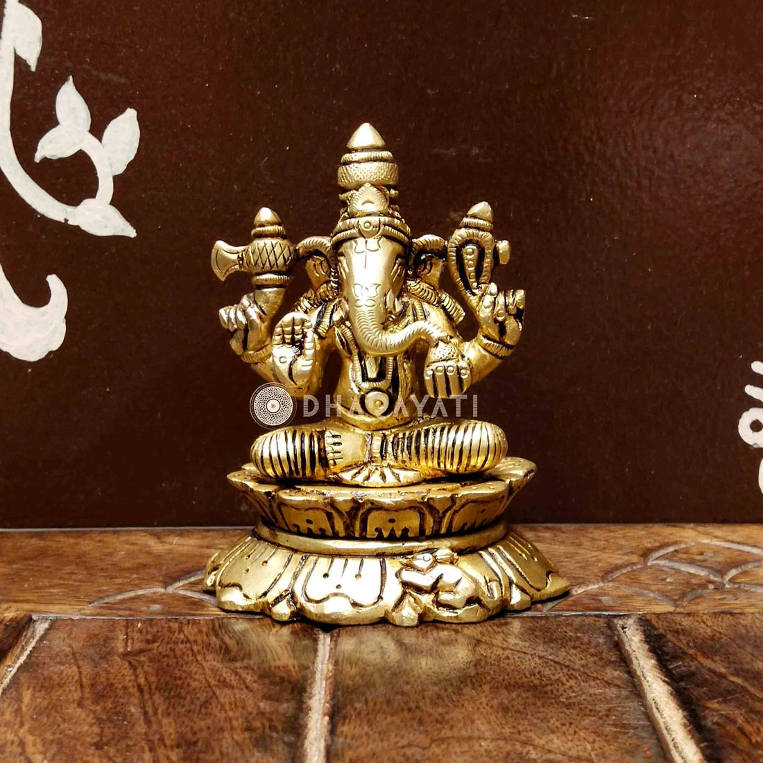 Brass Ganapati Idol