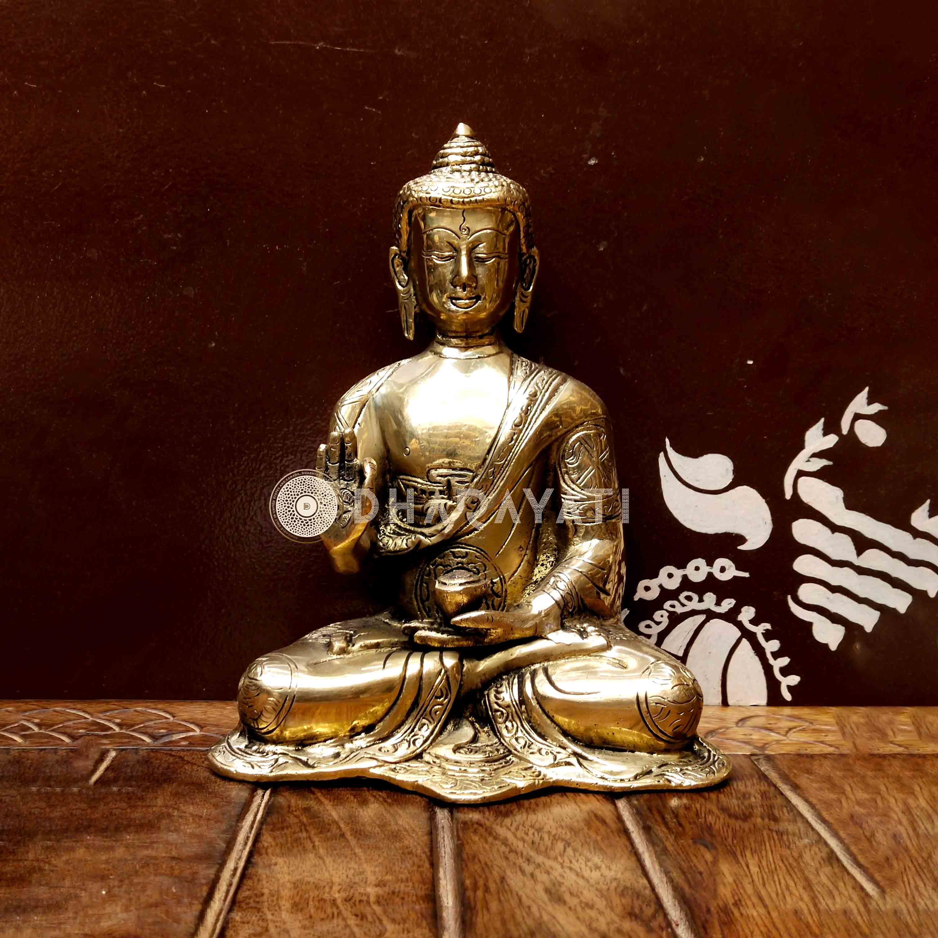 Brass Buddha Idol